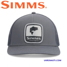 Кепка Simms Double Haul Icon Trucker Bass Gunmetal